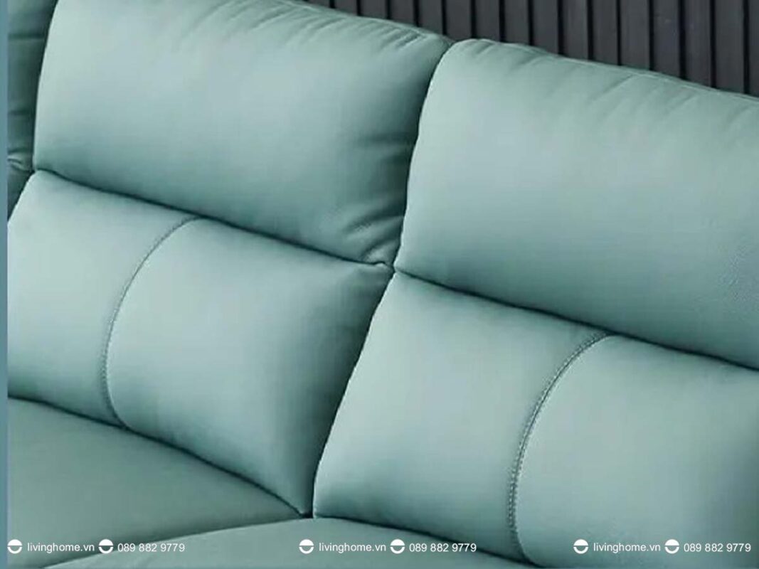 Sofa da nhập khẩu cao cấp Aryo xanh ngọc thời thượng 5 Sofa da nhập khẩu cao cấp Aryo