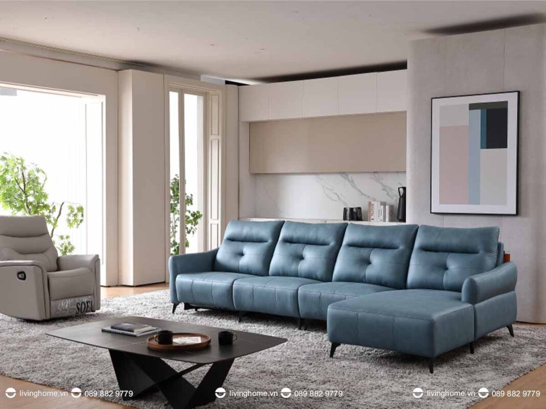 Sofa da nhập khẩu cao cấp Asdruba nhấn nút mềm mại 3 Sofa da nhập khẩu cao cấp Asdruba