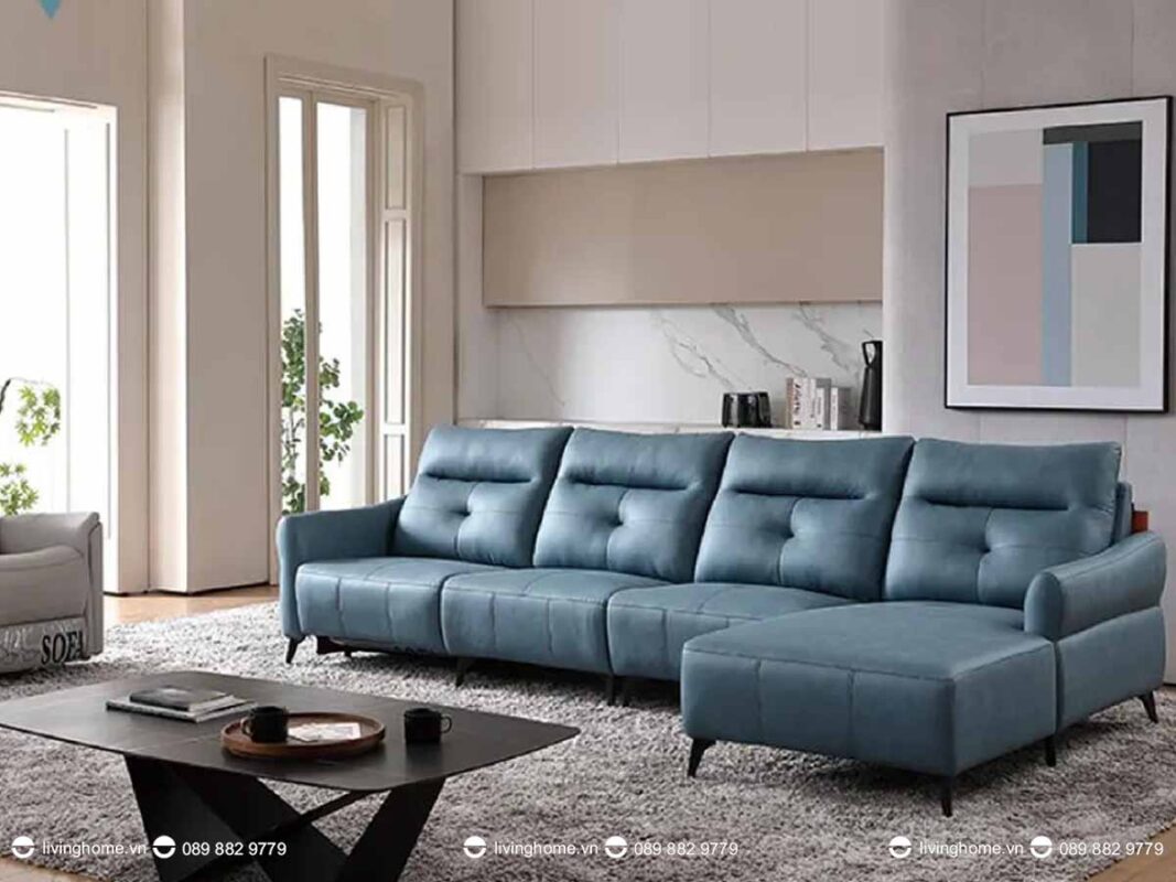 Sofa da nhập khẩu cao cấp Asdruba nhấn nút mềm mại 4 Sofa da nhập khẩu cao cấp Asdruba