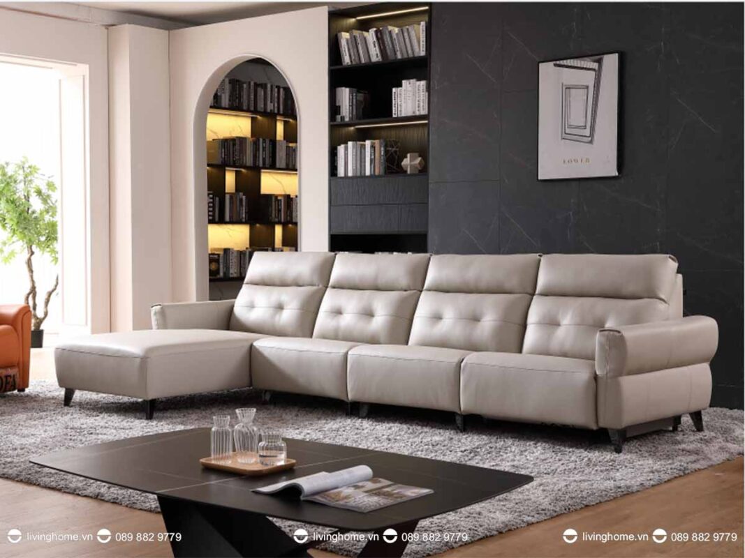 Sofa da nhập khẩu cao cấp Asdrubal nhấn nút tinh tế 3 Sofa da nhập khẩu cao cấp Asdrubal