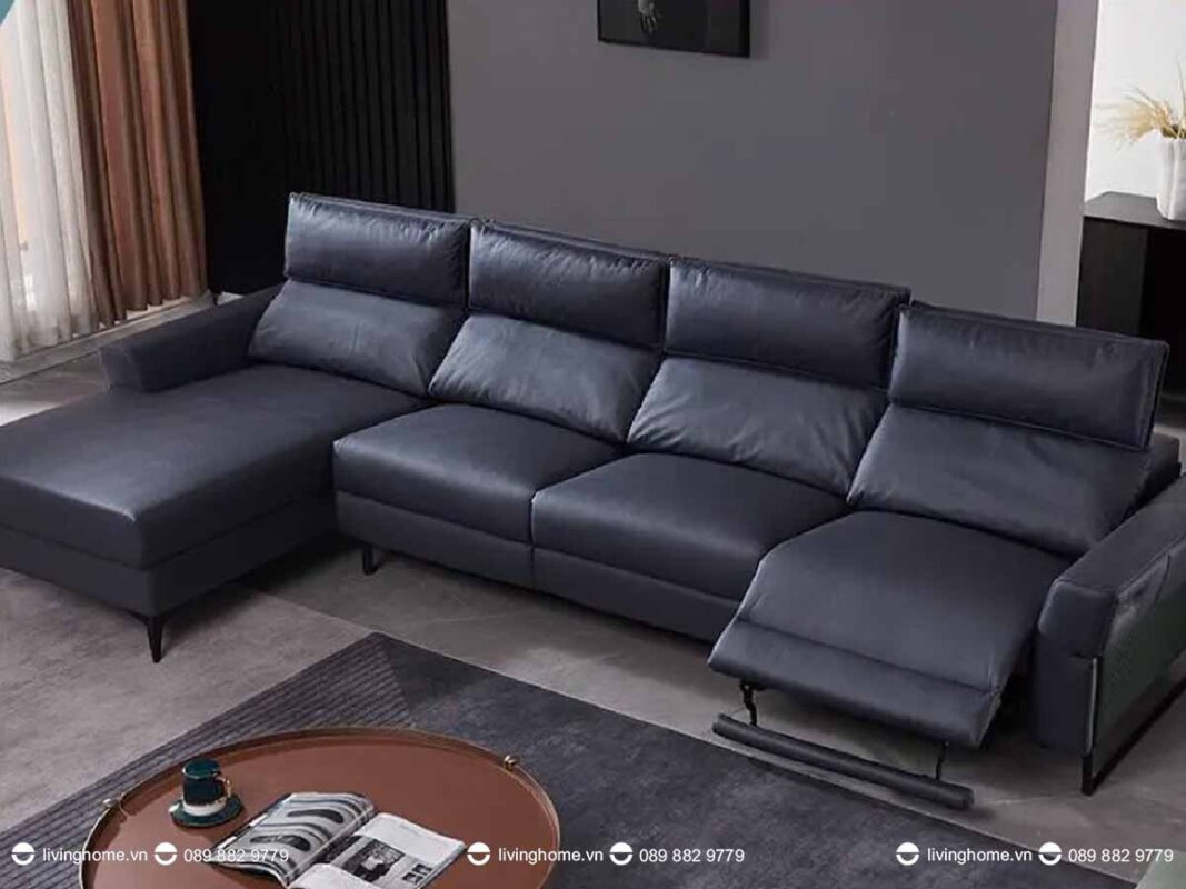 Sofa da nhập khẩu cao cấp Aureliano thời thượng đẳng cấp 3 Sofa da nhập khẩu cao cấp Aureliano