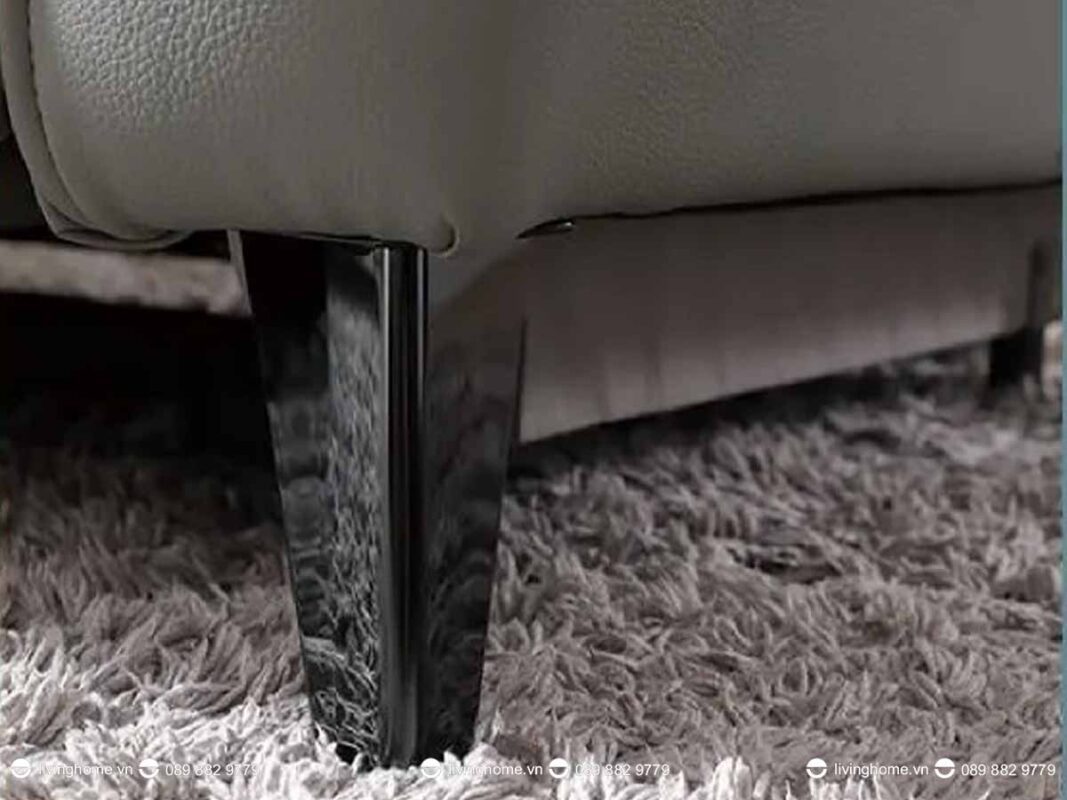 Sofa da nhập khẩu cao cấp Aureo xám ghi sang trọng 8 Sofa da nhập khẩu cao cấp Aureo