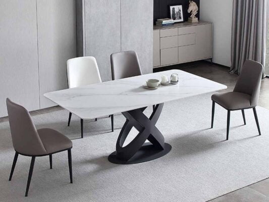 Bàn ăn nhập khẩu hiện đại Aki 12 Bàn ăn nhập khẩu hiện đại Aki