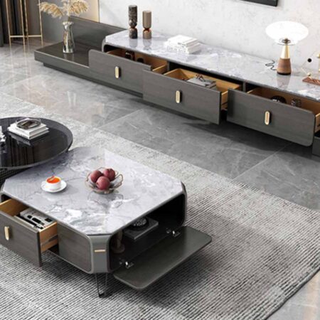 Bàn trà đôi kết hợp lạ mắt nhập khẩu Aniko 13 Bàn trà đôi kết hợp lạ mắt nhập khẩu Aniko