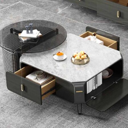 Bàn trà đôi kết hợp lạ mắt nhập khẩu Aniko 16 Bàn trà đôi kết hợp lạ mắt nhập khẩu Aniko