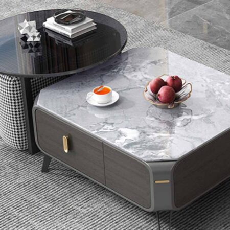 Bàn trà đôi kết hợp lạ mắt nhập khẩu Aniko 17 Bàn trà đôi kết hợp lạ mắt nhập khẩu Aniko