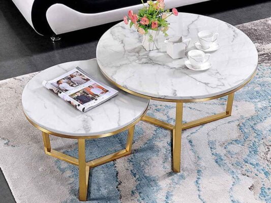 Bàn trà sofa Bắc Âu mặt đá cao cấp Amaya 13 Bàn trà sofa Bắc Âu mặt đá cao cấp Amaya
