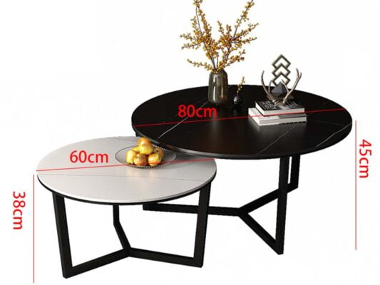 Bàn trà sofa Bắc Âu mặt đá cao cấp Amaya 22 Bàn trà sofa Bắc Âu mặt đá cao cấp Amaya