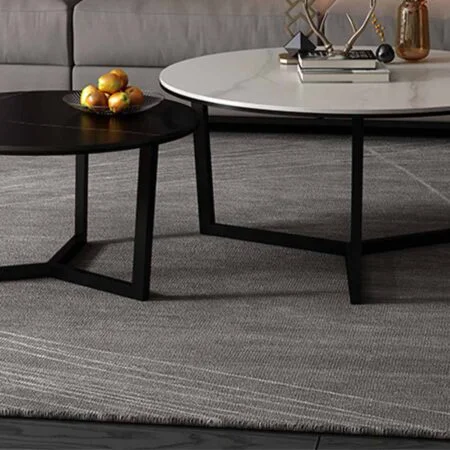 Bộ Bàn Trà Đôi Mặt Đá Ceramic Cao Cấp - Amaya 19 Bàn trà sofa Bắc Âu mặt đá cao cấp Amaya