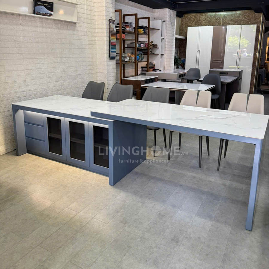 Bàn Đảo Bếp Kết Hợp Bàn Ăn Thông Minh - SUMI