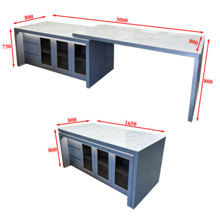Bàn Đảo Bếp Kết Hợp Bàn Ăn Thông Minh - SUMI