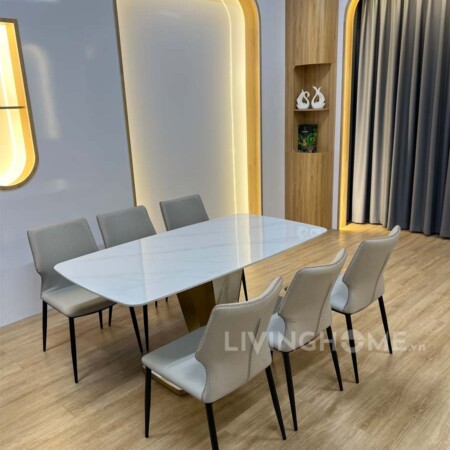 Bàn Ăn Cao Cấp Mặt Đá Sang Trọng Nhập Khẩu - AIKO