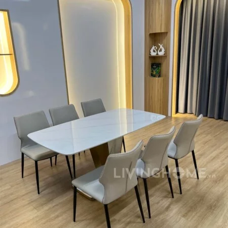 Bàn Ăn Cao Cấp Mặt Đá Sang Trọng Nhập Khẩu - AIKO