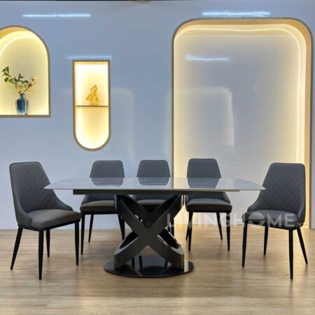 Bàn Ăn Mặt Đá Cao Cấp Hiện Đại Nhập Khẩu - Aki