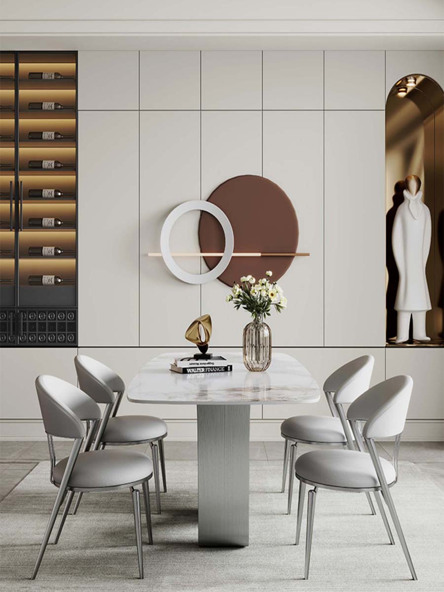 Bàn Ăn Mặt Đá Cao Cấp Hiện Đại Nhập Khẩu - AUGUS 12 Bàn Ăn Mặt Đá Cao Cấp Hiện Đại Nhập Khẩu - AUGUS