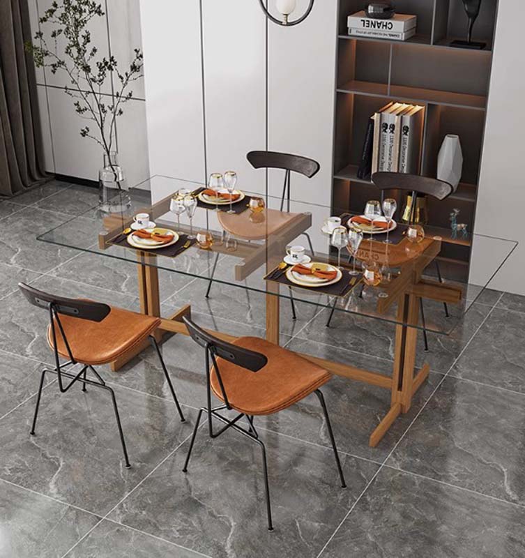 10+ Bàn Ăn Chân Gỗ: Nét Đẹp Sang Trọng Cho Không Gian Bếp 10 10+ Bàn Ăn Chân Gỗ: Nét Đẹp Sang Trọng Cho Không Gian Bếp