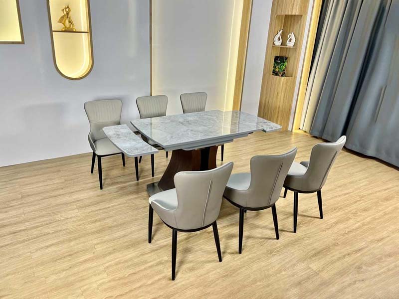 10+ Bàn Ăn Chân Gỗ: Nét Đẹp Sang Trọng Cho Không Gian Bếp 11 10+ Bàn Ăn Chân Gỗ: Nét Đẹp Sang Trọng Cho Không Gian Bếp