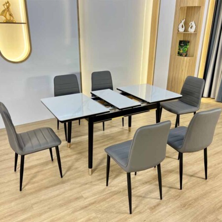 Bàn Ăn Bếp Từ Thông Minh Mặt Đá Ceramic - DAIRIO 11 Bàn Ăn Bếp Từ Thông Minh Mặt Đá Ceramic - DAIRIO