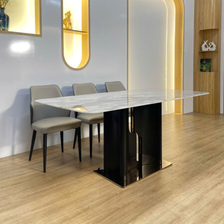 Bàn Ăn Mặt Đá Vi Tinh Thể - FUNI