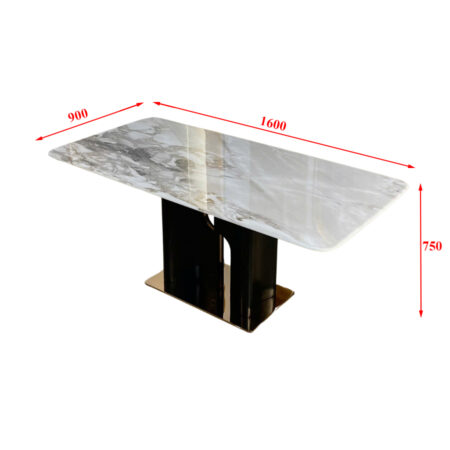 Bàn Ăn Mặt Đá Vi Tinh Thể - FUNI