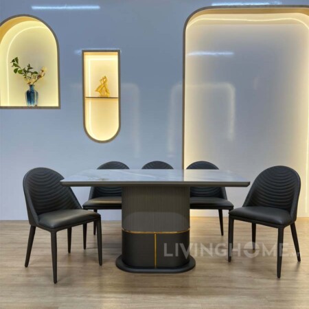 Bàn Ăn Mặt Đá Cao Cấp - HAKU