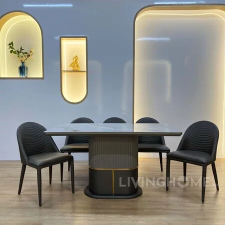 Bàn Ăn Mặt Đá Cao Cấp - HAKU