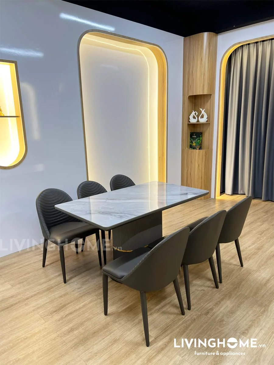 Bàn Ăn Mặt Đá Cao Cấp - HAKU