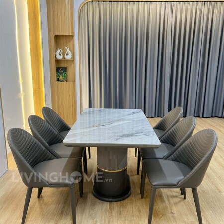 Bàn Ăn Mặt Đá Cao Cấp - HAKU