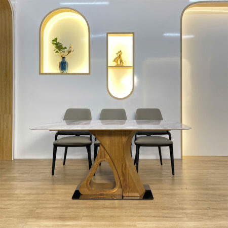 Bàn Ăn Mặt Đá Vi Tinh Thể - KENZI 9 Bàn Ăn Mặt Đá Vi Tinh Thể - KENZI