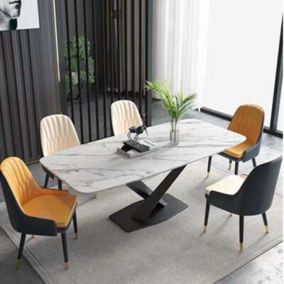 6+ Bàn Ăn Mặt Đá Chân Sắt: Sự Lựa Chọn Hoàn Hảo Cho Gia Đình