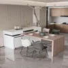 Bàn Đảo Bếp Kết Hợp Bàn Ăn Thông Minh - MELLONA 2 BÀN ĐẢO BẾP KẾT HỢP BÀN ĂN MELLONA