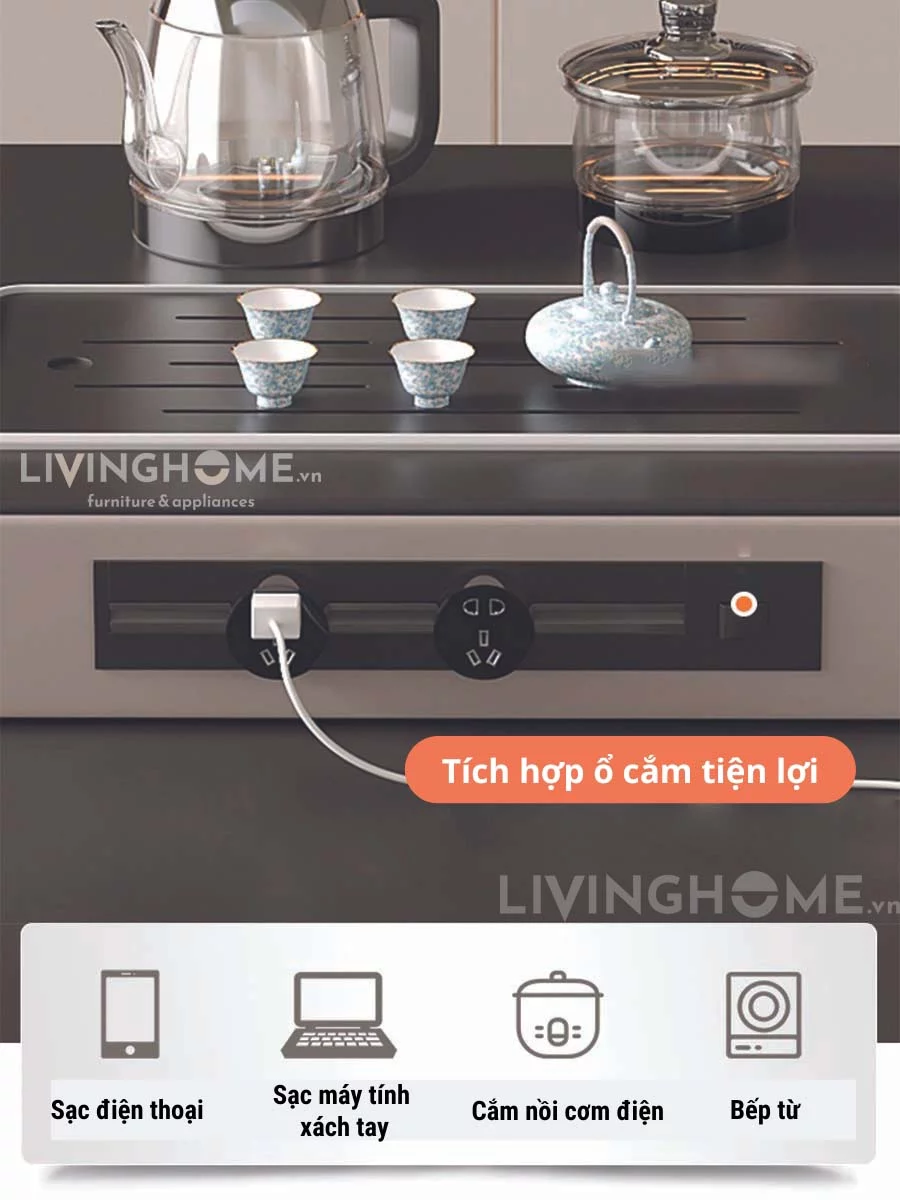 Bàn Đảo Bếp Kết Hợp Bàn Ăn Thông Minh Tối Giản - MISA 20 Bàn Đảo Bếp Kết Hợp Bàn Ăn Thông Minh Tối Giản - MISA