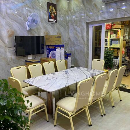 Bàn Ăn Nhập Khẩu Mặt Đá Tinh Thể - NEGA 11 Bàn Ăn Nhập Khẩu Mặt Đá Tinh Thể - NEGA