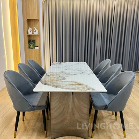 Bộ Bàn Ăn Mặt Đá - NELA 11 Bộ Bàn Ăn Mặt Đá - NELA