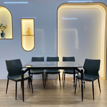 Bộ Bàn Ăn Mặt Đá Cao Cấp - ROLEN 10 Bộ Bàn Ăn Mặt Đá Cao Cấp - ROLEN