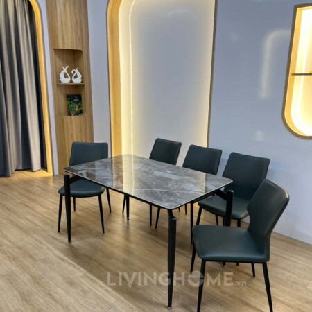 Bộ Bàn Ăn Mặt Đá Cao Cấp - ROLEN 11 Bộ Bàn Ăn Mặt Đá Cao Cấp - ROLEN