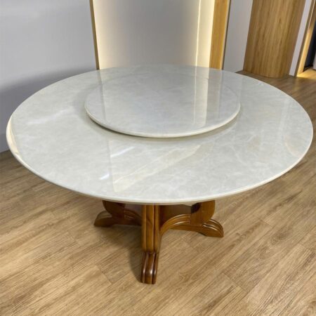 Bàn Ăn Mặt Đá Cẩm Thạch - SAKA