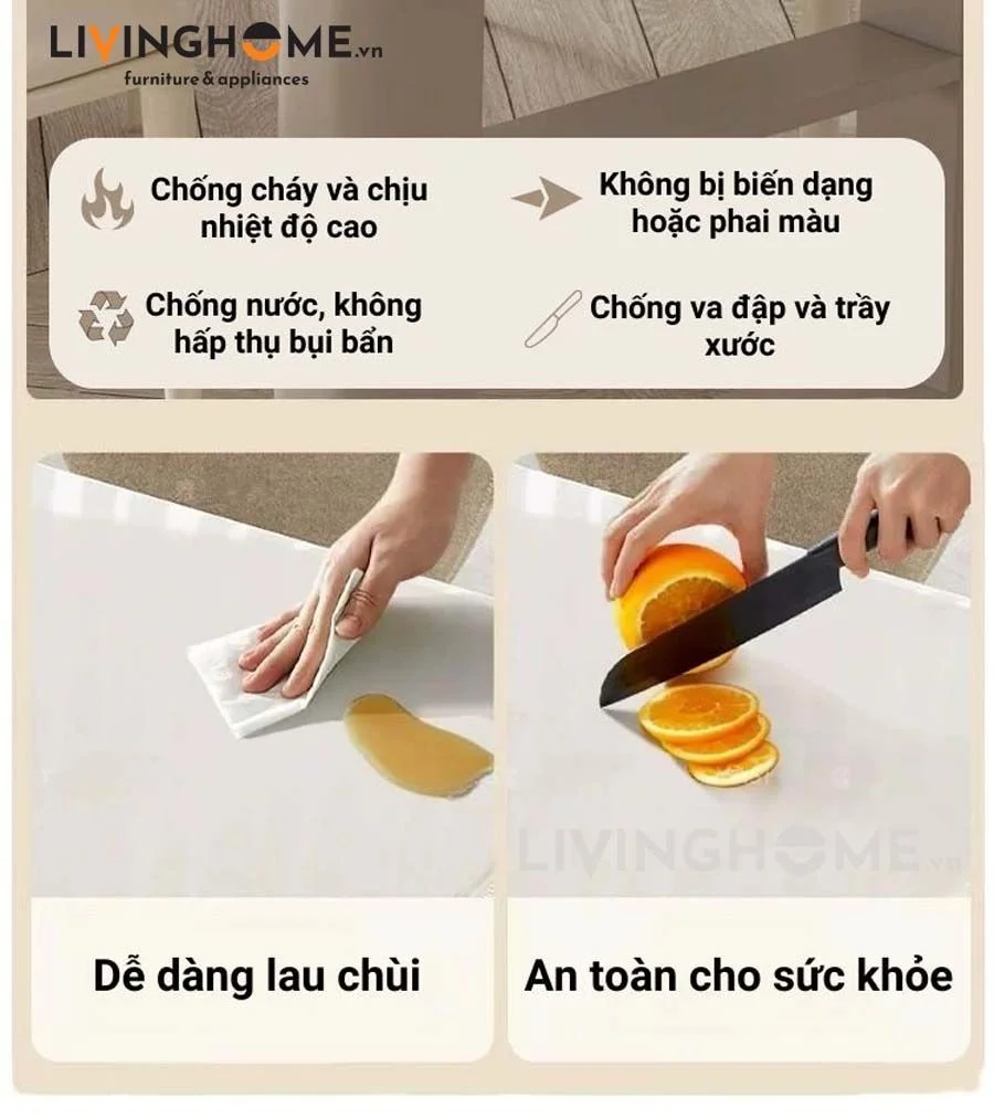 Bàn Đảo Bếp Kết Hợp Bàn Ăn Thông Minh Tối Giản - SILVA 14 Bàn Đảo Bếp Kết Hợp Bàn Ăn Thông Minh Tối Giản - SILVA