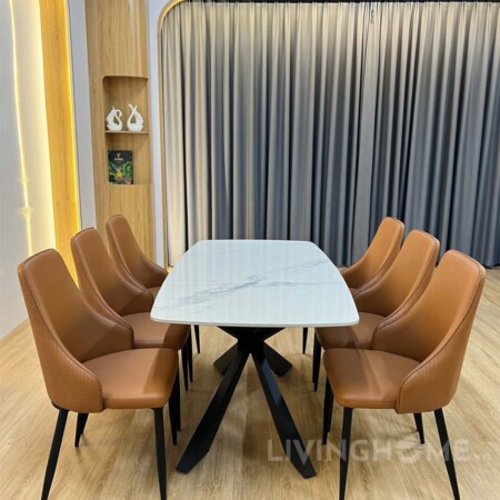 Bàn Ăn Mặt Đá Cao Cấp Sang Trọng Nhập Khẩu - VENSEN