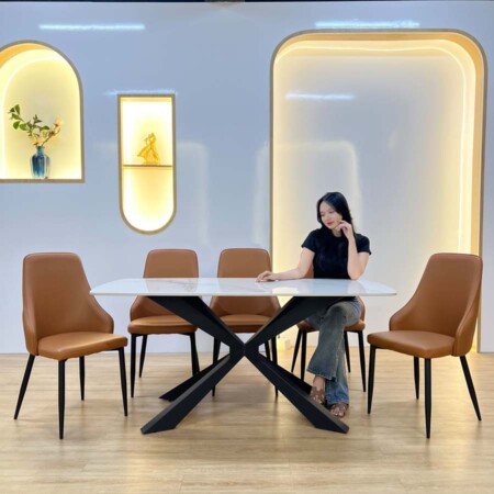 Bàn Ăn Mặt Đá Cao Cấp Sang Trọng Nhập Khẩu - VENSEN