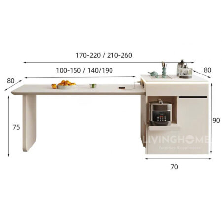 Bàn Đảo Bếp Thông Minh - CAMEN 11 Bàn Đảo Bếp Thông Minh - CAMEN