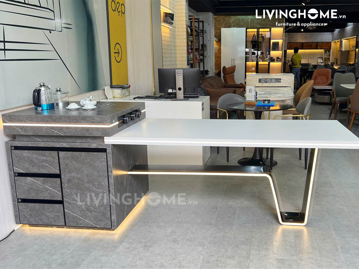 Bàn Đảo Bếp Kết Hợp Bàn Ăn Nhập Khẩu - CERA