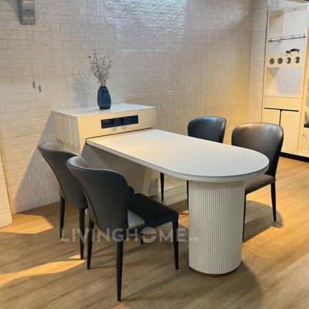 Bàn Đảo Bếp Kết Hợp Bàn Ăn Thông Minh Tối Giản - DENIA