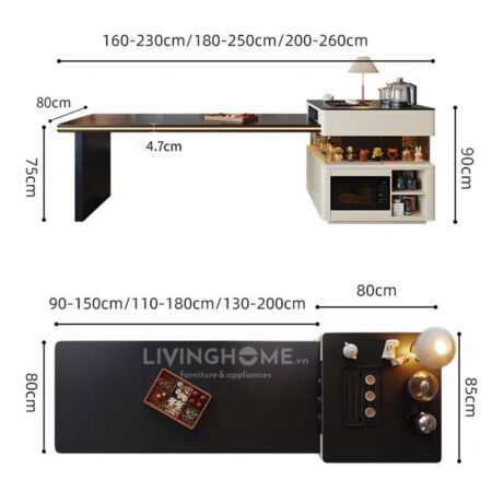 Bàn Đảo Bếp Thông Minh - GALEN 11 Bàn Đảo Bếp Thông Minh - GALEN