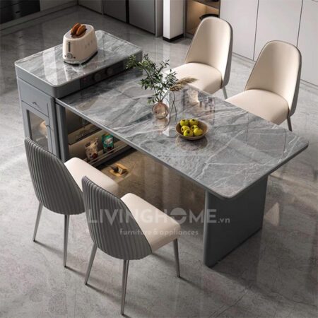 Bàn Đảo Bếp Kết Hợp Bàn Ăn Thông Minh - GARIN