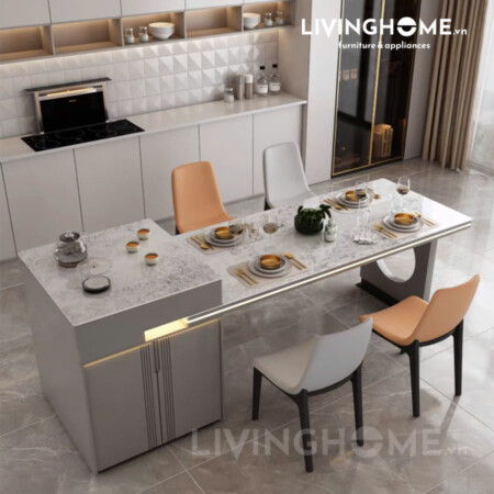 Bàn Ăn Kết Hợp Đảo Bếp Nhập Khẩu - GENER 9 Bàn Ăn Kết Hợp Đảo Bếp Nhập Khẩu - GENER