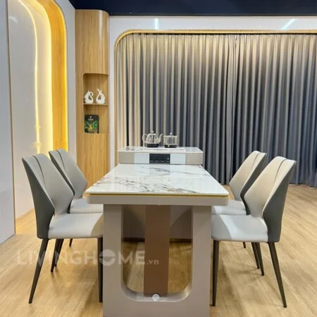 Bàn Đảo Bếp Kết Hợp Bàn Ăn Thông Minh Cao Cấp - HARU