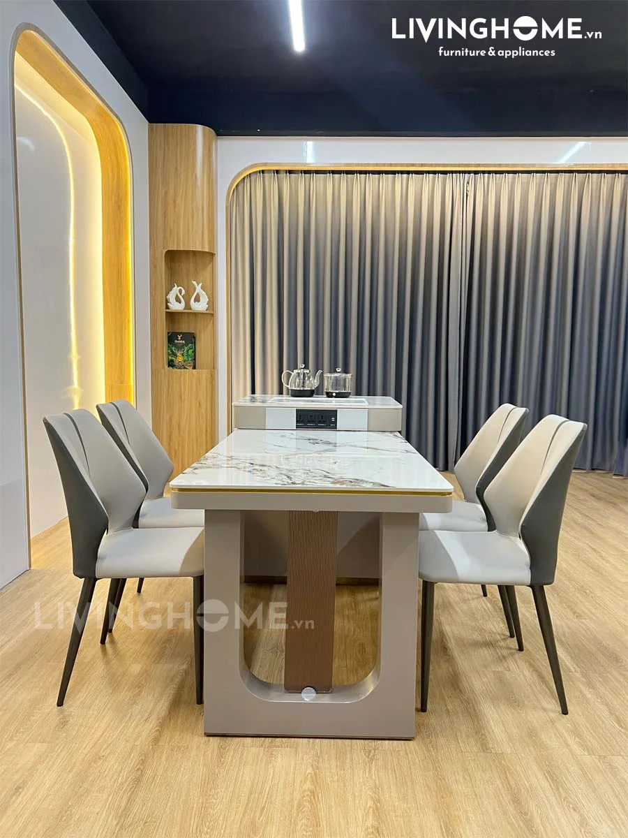 Bàn Đảo Bếp Kết Hợp Bàn Ăn Thông Minh Cao Cấp - HARU 14 Bàn Đảo Bếp Kết Hợp Bàn Ăn Thông Minh Cao Cấp - HARU