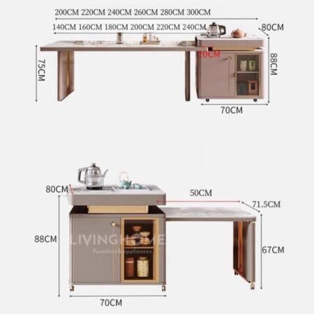Bàn Đảo Bếp Thông Minh - KICHI