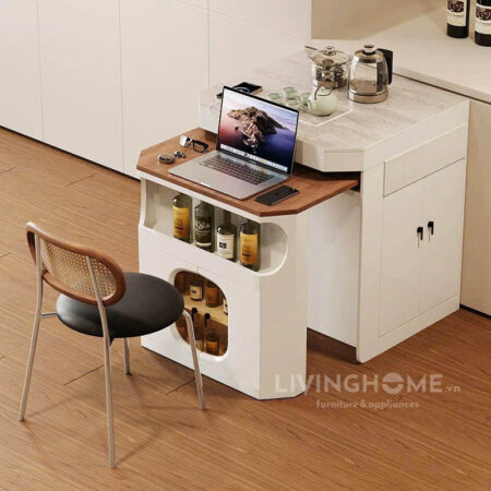 Bàn Đảo Bếp Gấp Gọn Thông Minh - LUNA 9 Bàn Đảo Bếp Di Động Cao Cấp - LUNA
